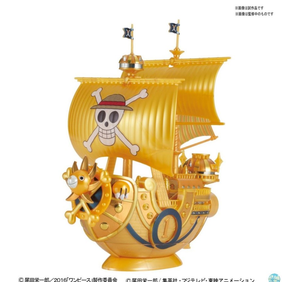 Shop Bandai Modelle / Kits | One Piece Gold - Thousand Sunny Modell-Kit - Commemorative Color / Grand Ship Collection: Bandai