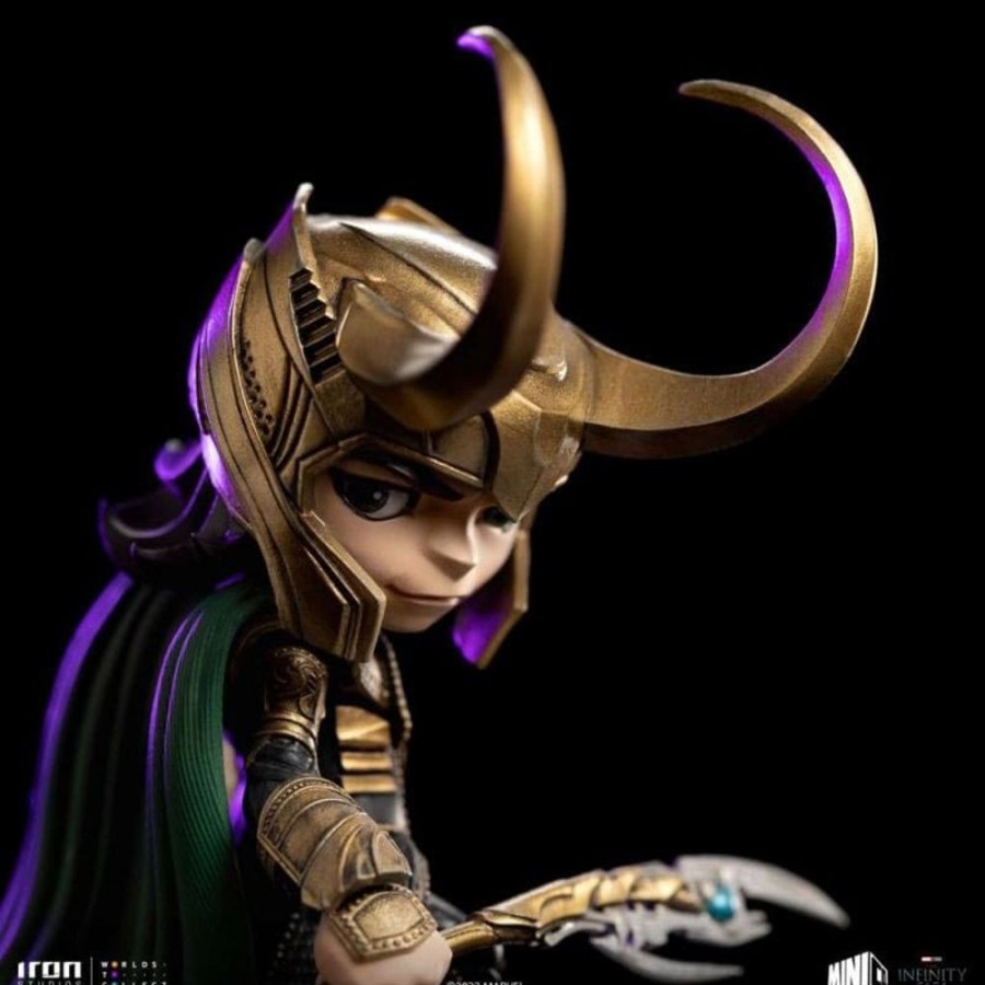 Shop Iron Studios Premium Statuen | Avengers Infinity Saga Mini Co. - Loki Figur: Iron Studios