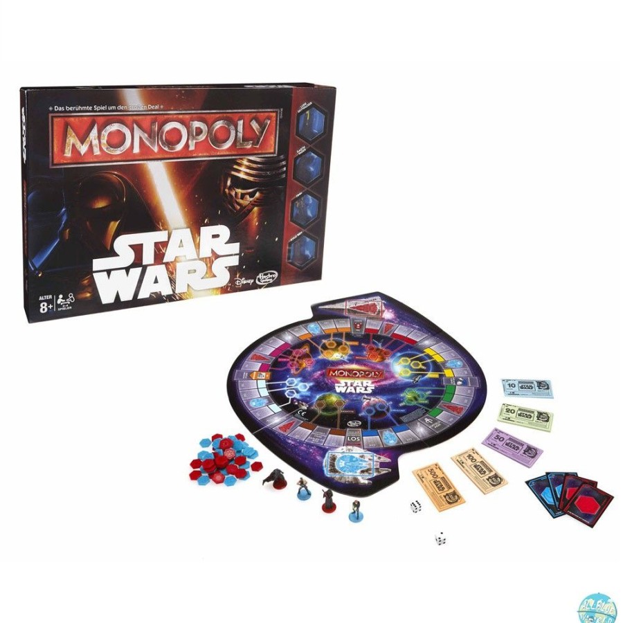 Shop Hasbro Brettspiele | Star Wars Monopoly Brettspiel *Deutsche Version*: Hasbro