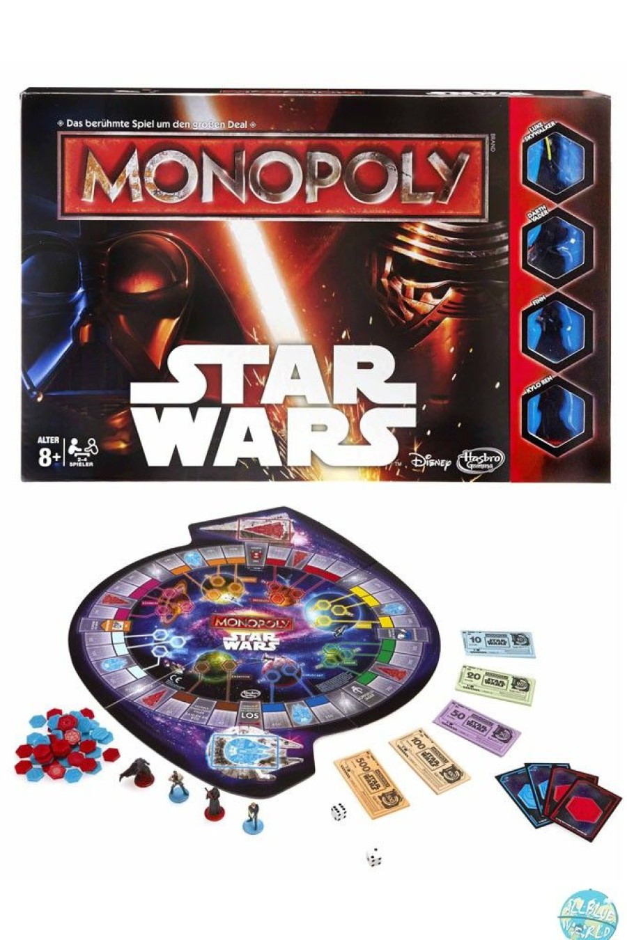 Shop Hasbro Brettspiele | Star Wars Monopoly Brettspiel *Deutsche Version*: Hasbro