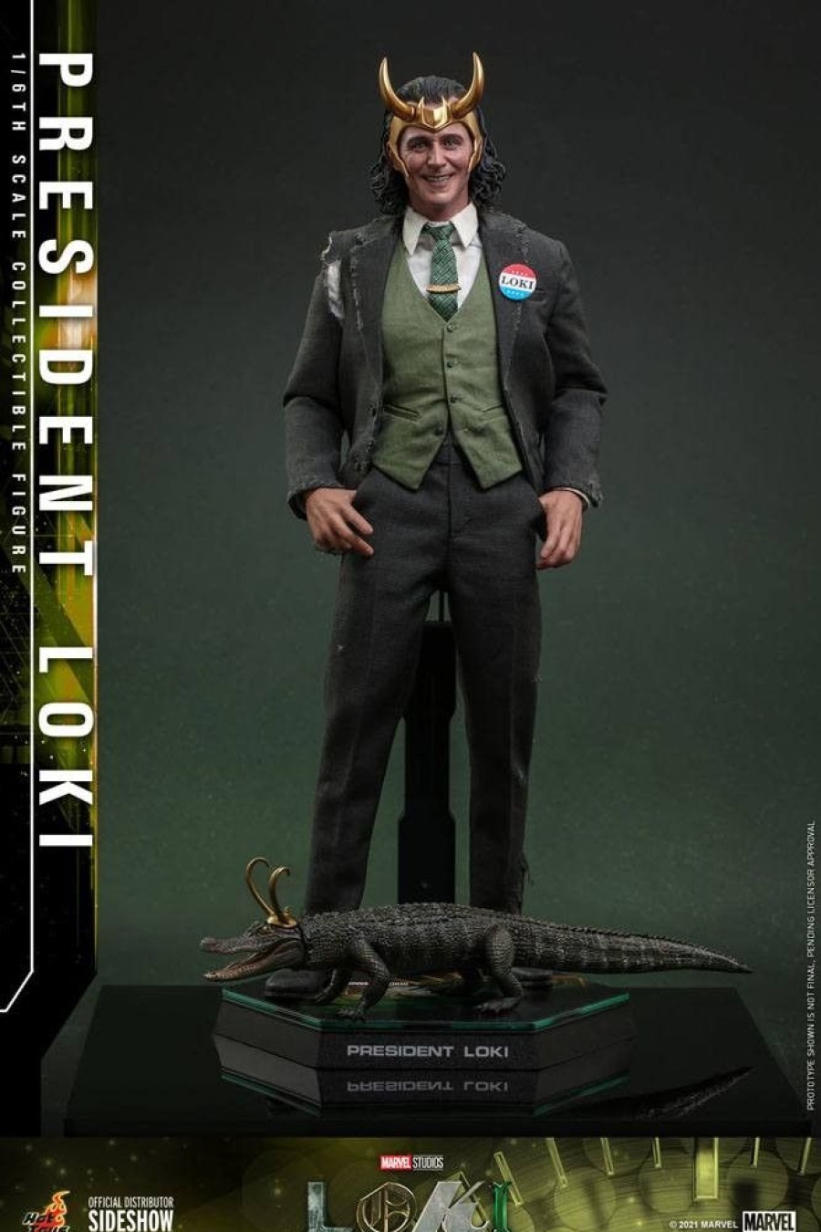 Kino & Comic Hot Toys | Loki - President Loki Actionfigur / Animated Series Masterpiece: Hot Toys