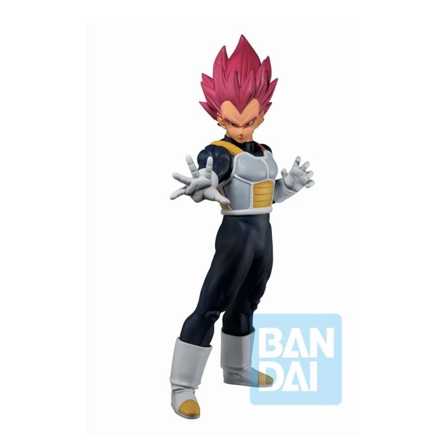 Shop Bandai Ichibansho Dragonball Figuren | Dragon Ball Super - Vegeta Super Saiyan God / Back To The Film: Bandai Ichibansho