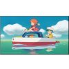 Shop Semic Postkarten / Poster / Wallscrolls | Studio Ghibli - Ponyo - Das Grose Abenteuer Am Meer Holzdruck Ponyo & Sosuke: Semic