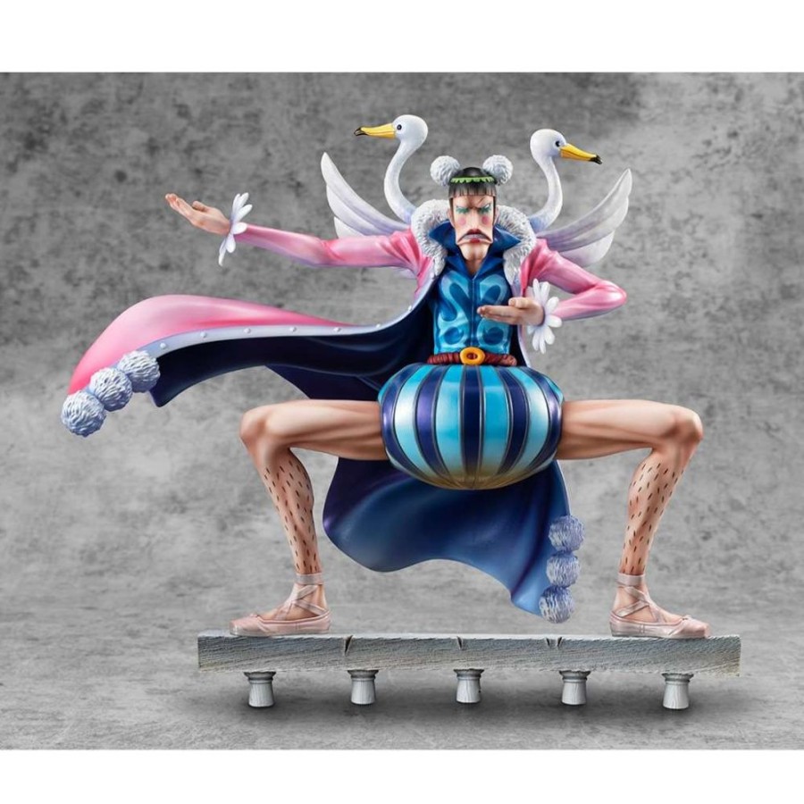 Shop MegaHouse One Piece Figuren | One Piece - Mr.2 Von Clay Statue / P.O.P: Megahouse