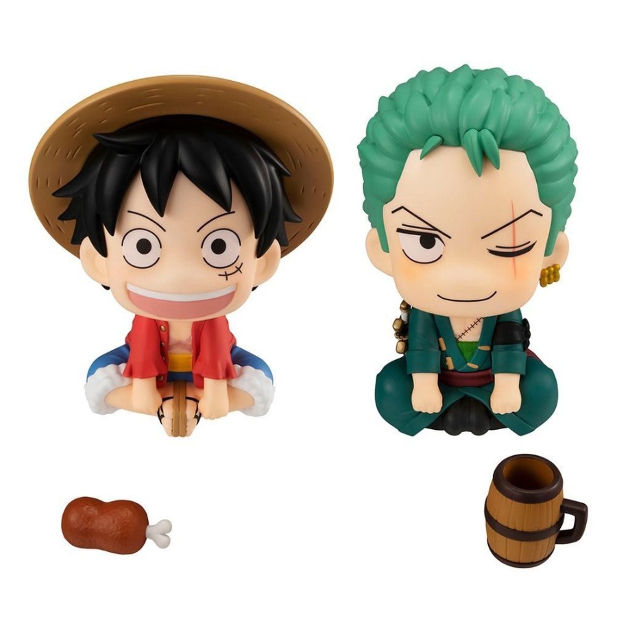 Shop MegaHouse One Piece Figuren | One Piece - Ruffy & Zorro Statue / Look Up Limited Version: Megahouse