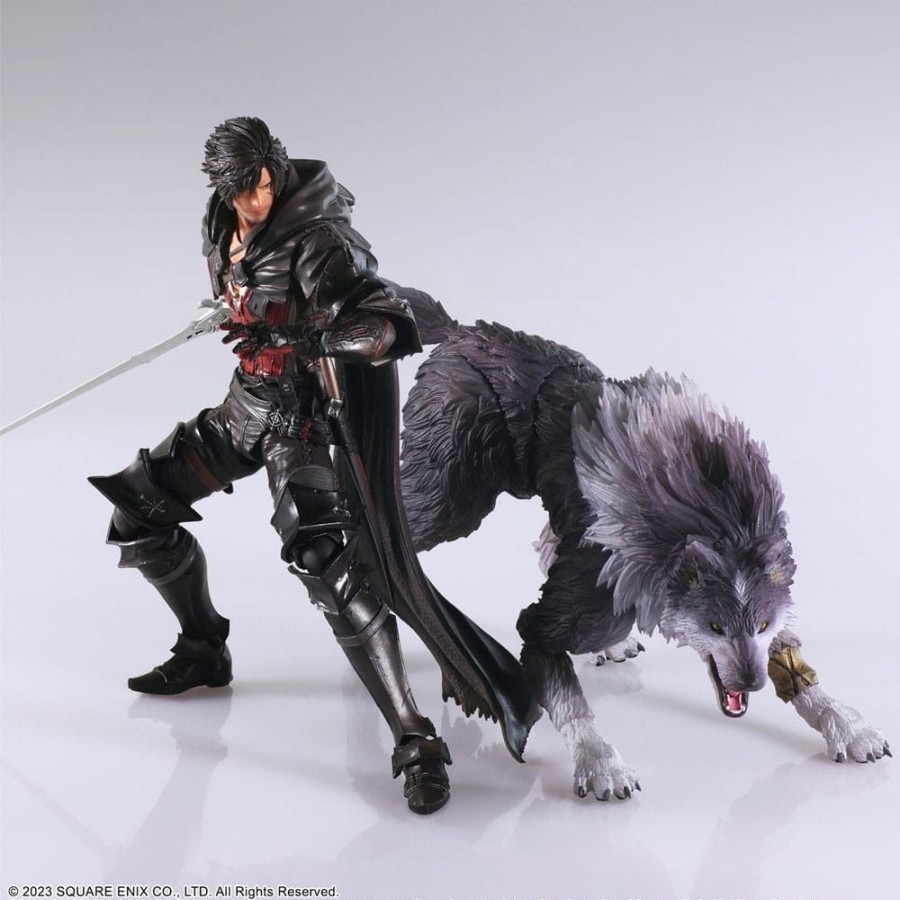 Shop Default Action Figuren | Final Fantasy Xvi Bring Arts - Set Clive Rosfield & Torgal Actionfigur: Square-Enix