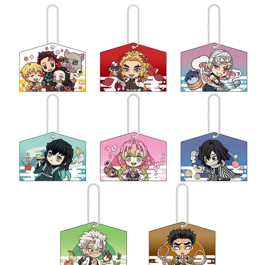 Shop MegaHouse Schlusselanhanger | Demon Slayer: Kimetsu No Yaiba - Kirakira Mascot Anhanger 8Er-Set / Ema Version - Vol. 2: Megahouse