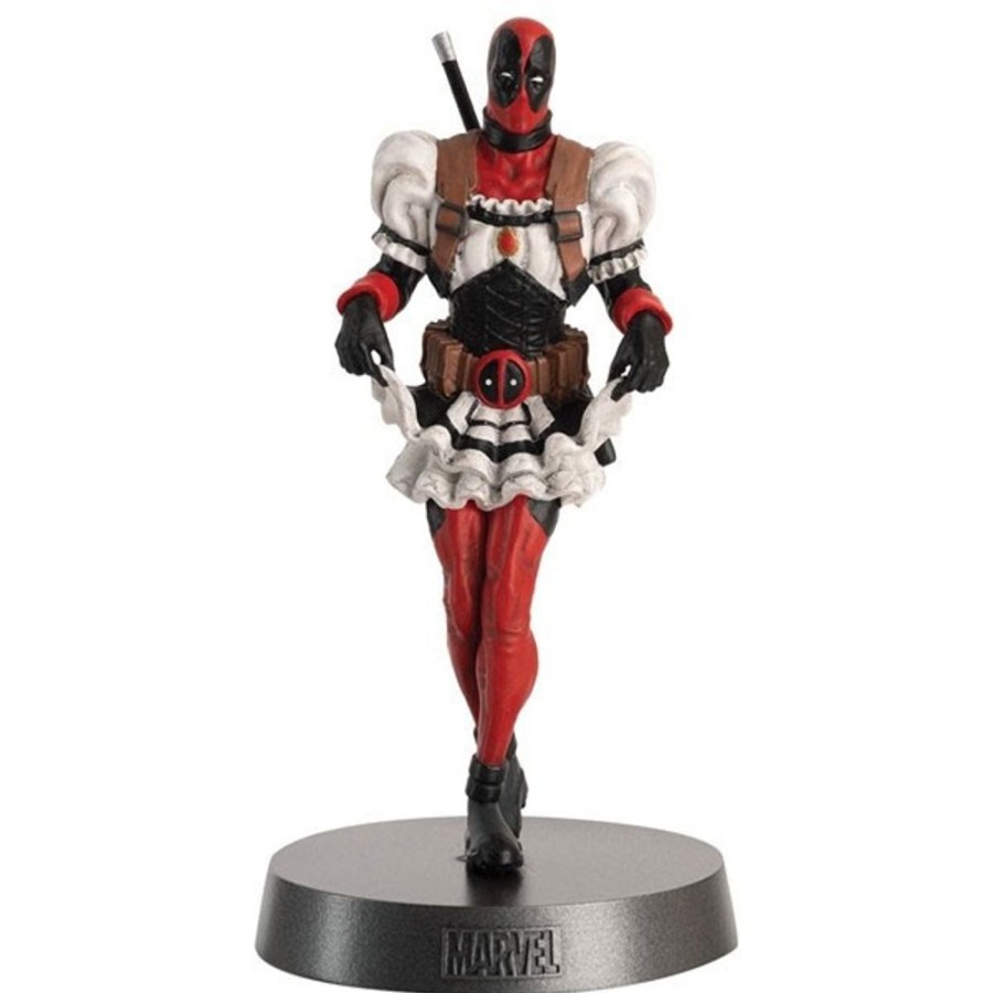 Kino & Comic Eaglemoss Publications Ltd. | Marvel: The Heavyweights Collection Metal - Deadpool Statue / French Maid: Eaglemoss Publications Lt