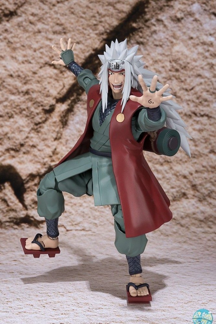 Shop Tamashii Nations Nachbesteller | Naruto Shippuuden - Jiraiya Actionfigur - S.H.Figuarts: Bandai