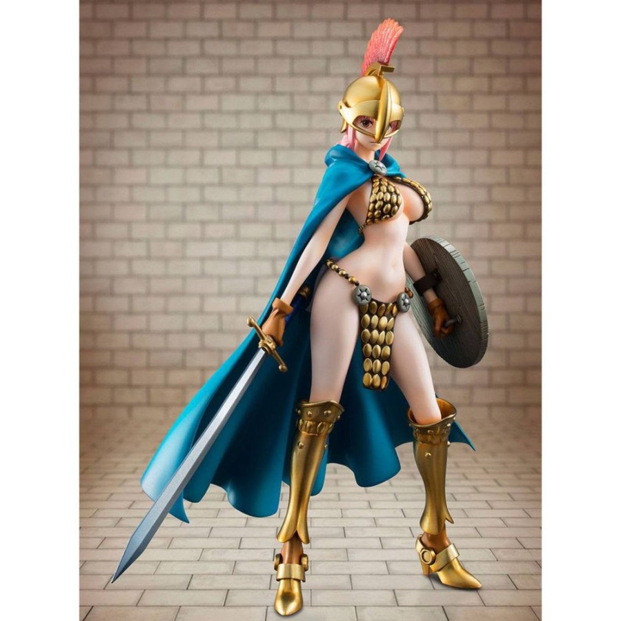 Shop MegaHouse One Piece Figuren | One Piece - Gladiator Rebecca Statue - P.O.P / Sailing Again [2Te Neuauflage]: Megahouse