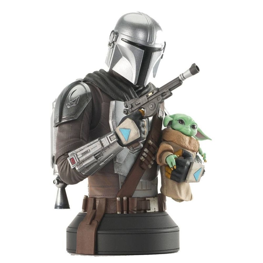 Kino & Comic Gentle Giant | Star Wars The Mandalorian - Mando And The Child Buste: Gentle Giant