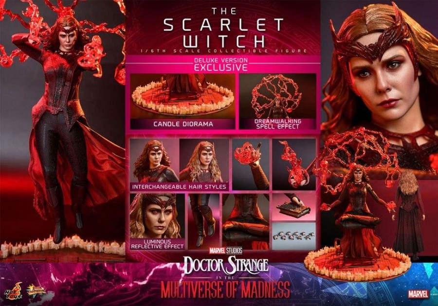 Kino & Comic Hot Toys | Marvels: Doctor Strange In The Multiverse Of Madness - The Scarlet Witch Actionfigur / Deluxe Versio